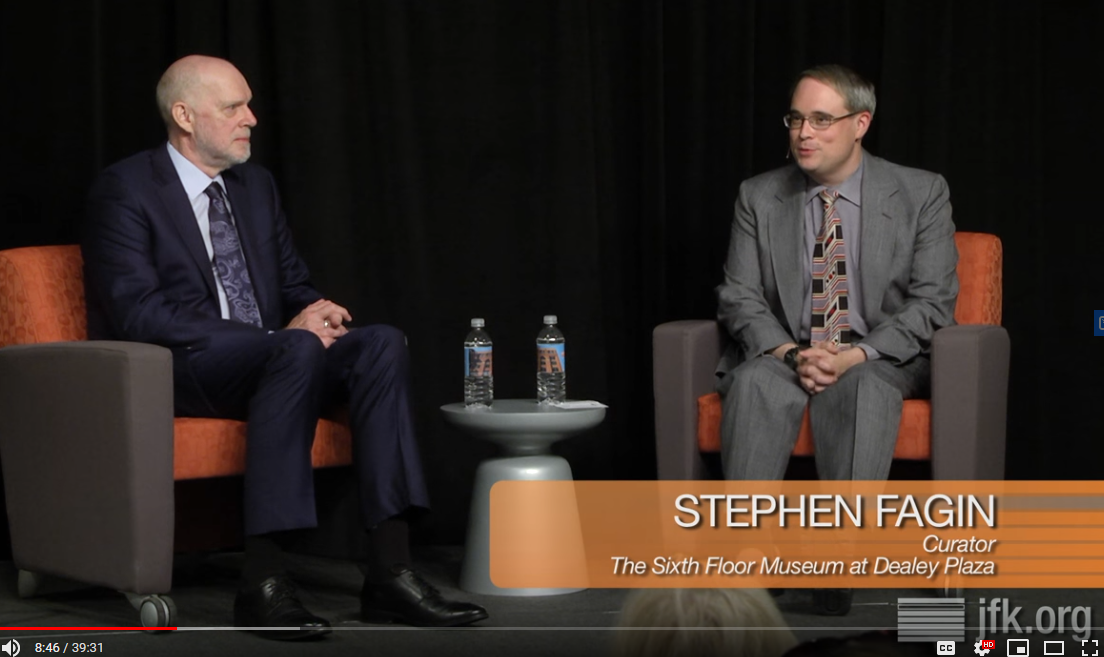 Boggs Presentation at 6th Floor Museum at Dealey Plaza